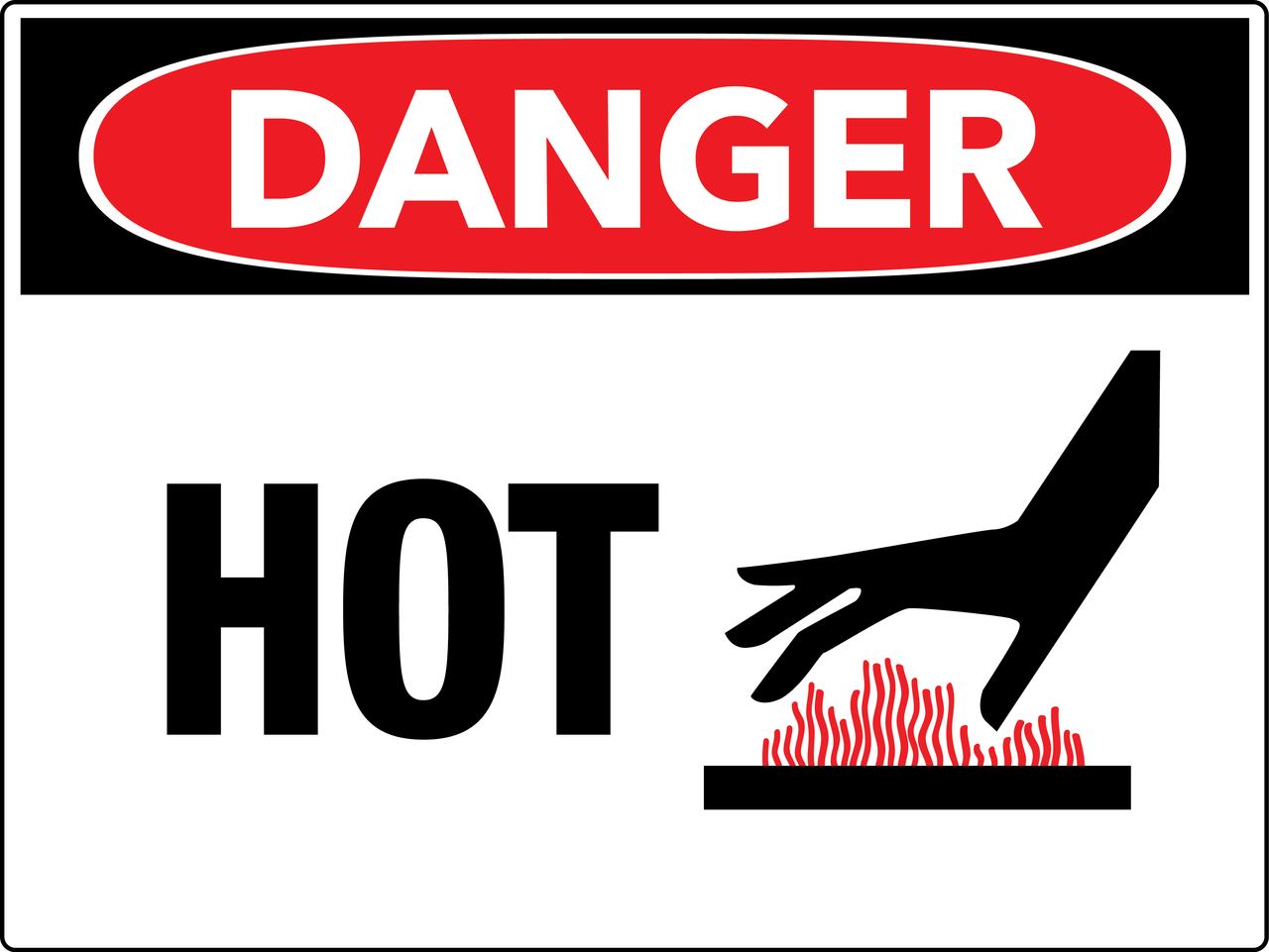 High Site Hazard Sign Chemical Construction Safety Clipart