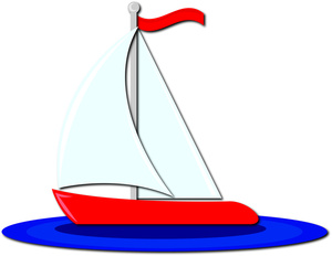 Sailboat Image Cartoon Sailboat Sailing The High Clipart