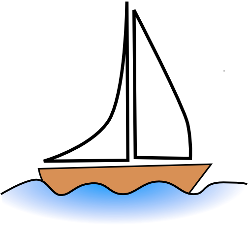 Blue Sailboat Images Hd Image Clipart