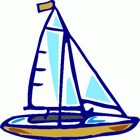 Sailboat Black And White Free Download Clipart