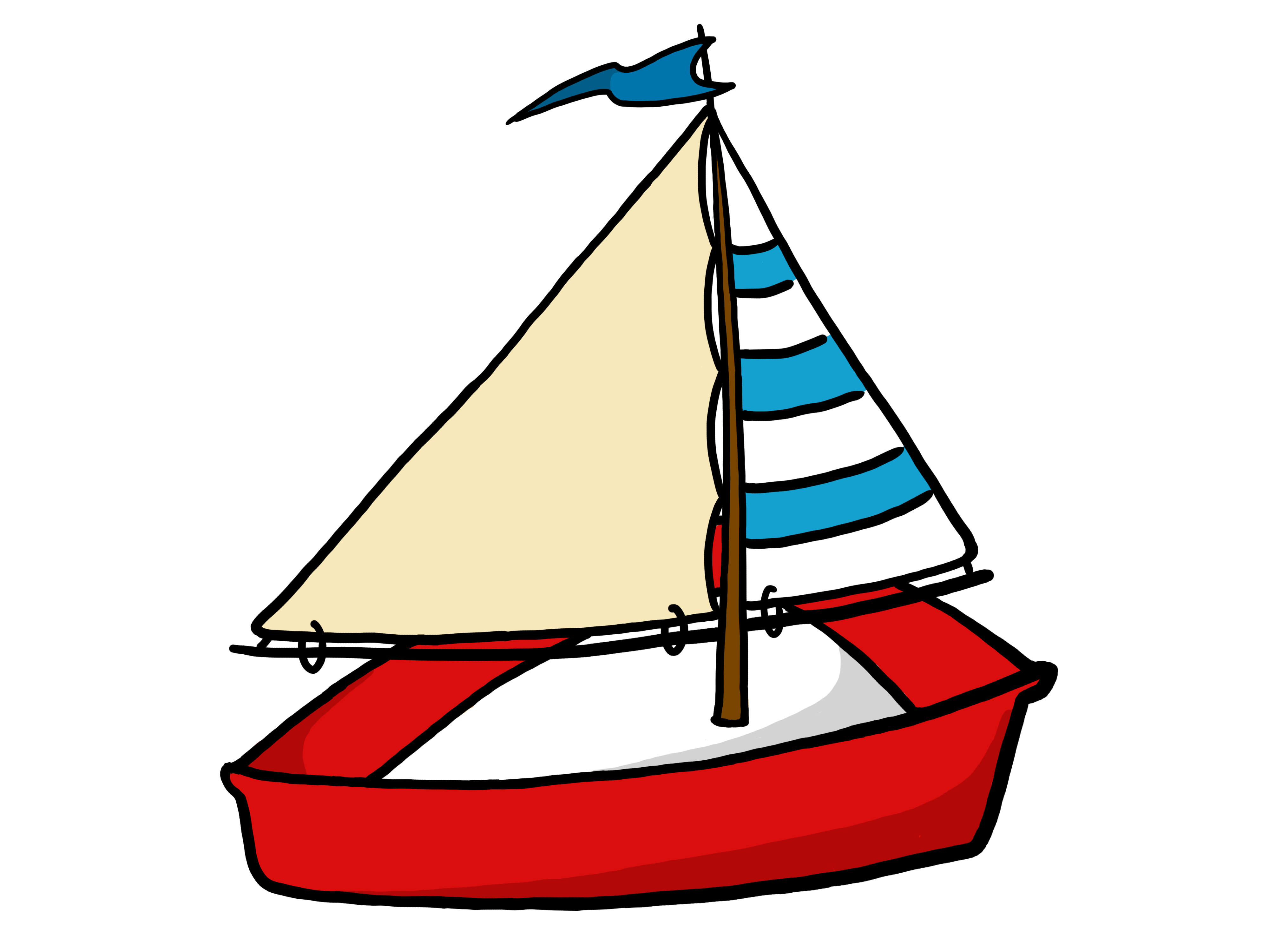 Sailboat Yacht Cartoon Dromggf Top Clipart Clipart
