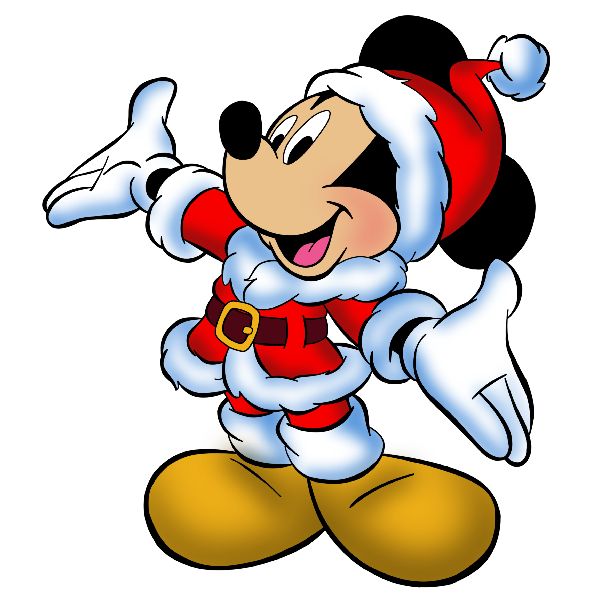 Santa Christmas Disney Images On Transparent Image Clipart