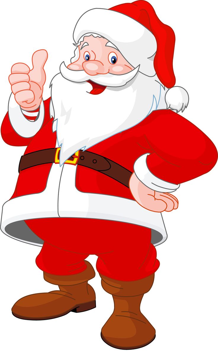Santa Claus Holiday Scrapbook Cards Images Clipart