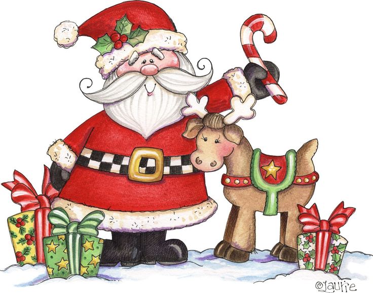 Santa Christmas Images On Download Png Clipart