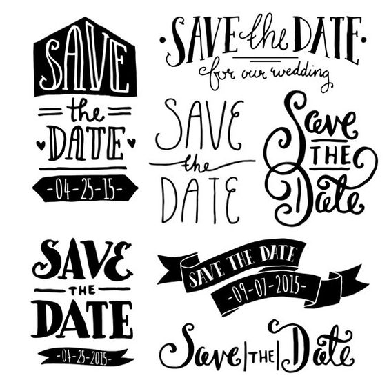 Save The Date Overlays The Png Images Clipart