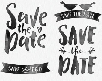 Save The Date No Date Free Download Clipart