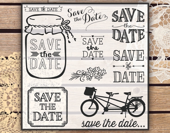 Wedding Save The Date Clipart Clipart