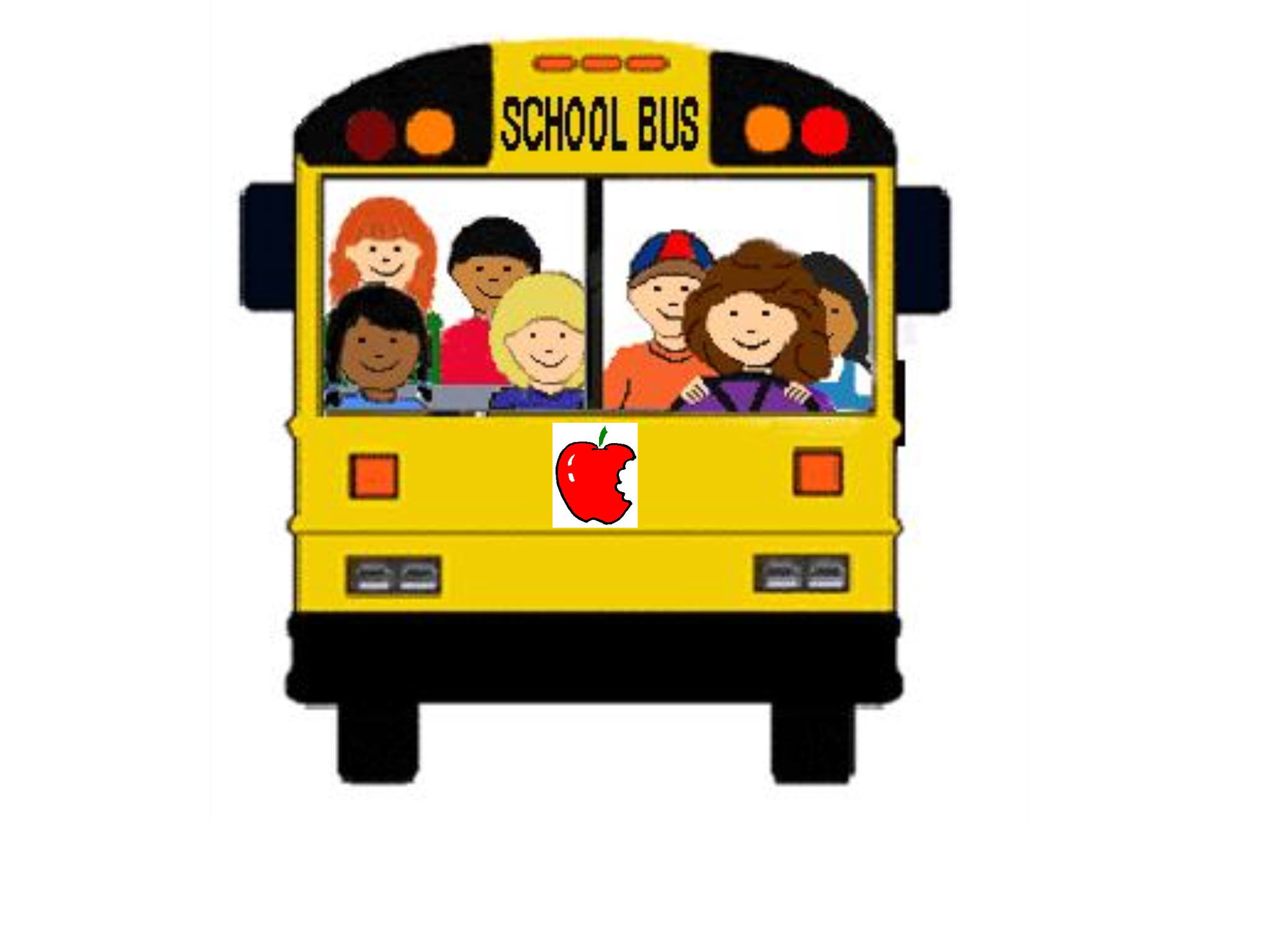 School Bus Black And White Hd Image Clipart
