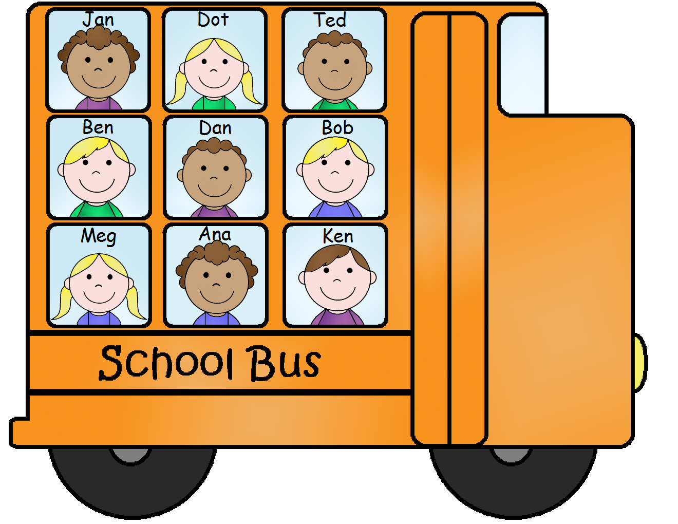 School Bus Races Download Png Clipart