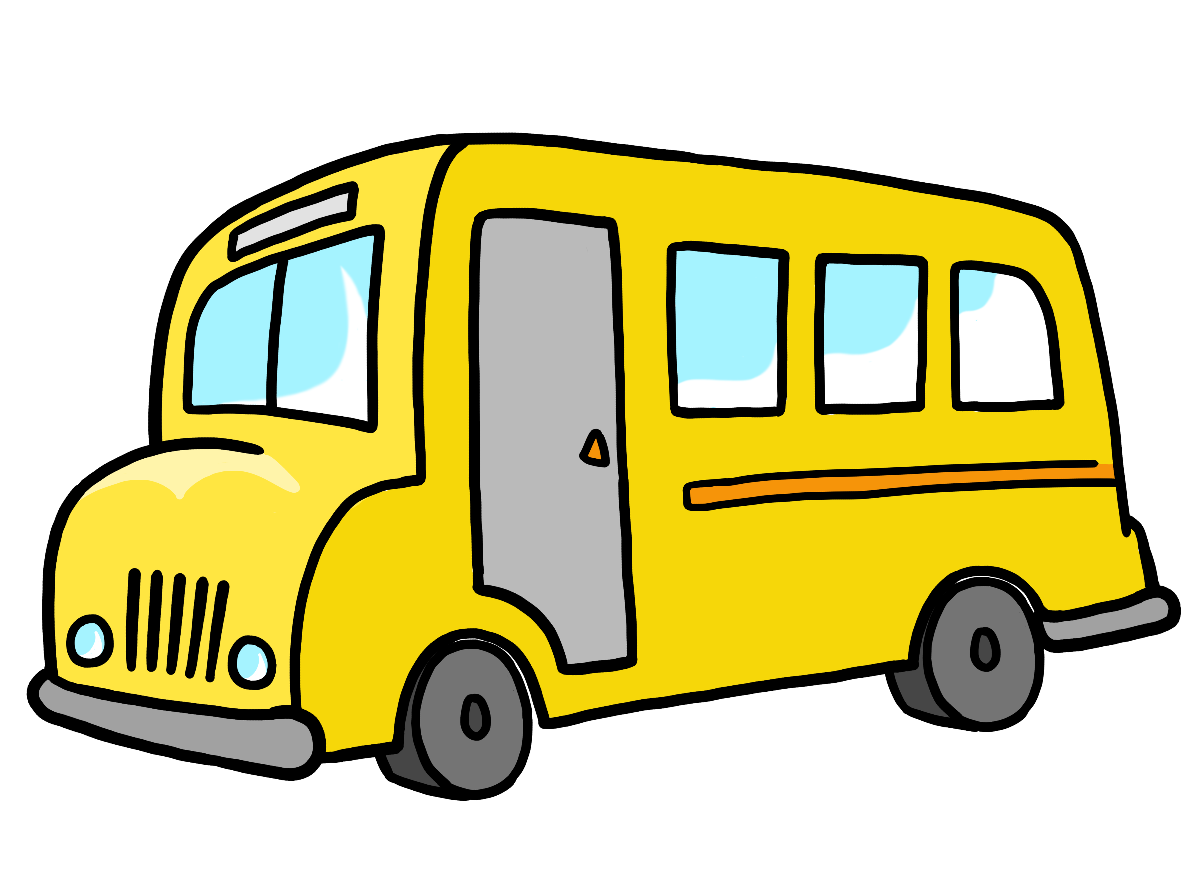 School Bus Simple Bus Images Transparent Image Clipart