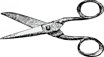 Scissors Vector In Open Office Drawing Svg Clipart