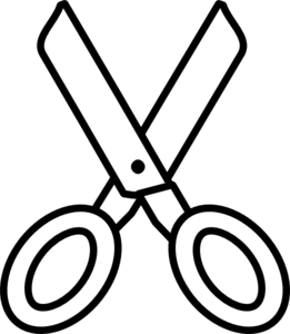 Kids Scissors Black And White Free Download Clipart