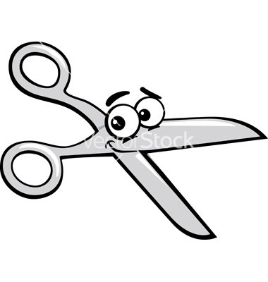 Scissors Cartoon Vector By Igor Zakowski Image Clipart