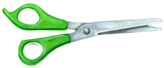 Green Scissors Clipart Clipart