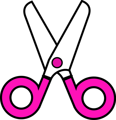 Pink Scissors Dromhfe Top Hd Image Clipart