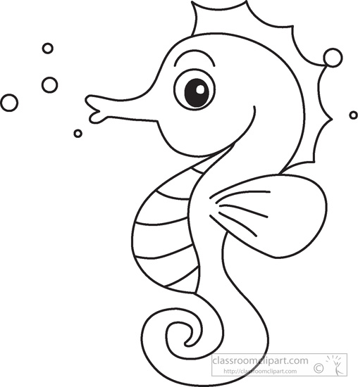 Seahorse On Seahorses Seahorse Drawing And Seahorse Clipart