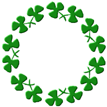 Irish People Day Shamrock Saint Seal Patrick'S Clipart