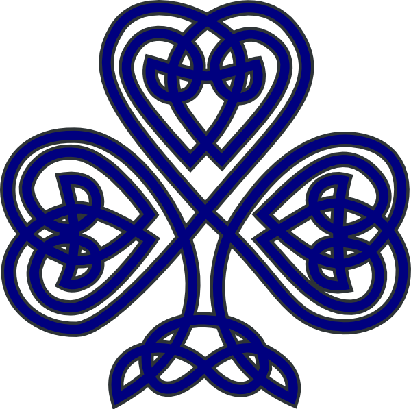 Celtic Knot Patrick'S Shamrock Celts Saint Day Clipart