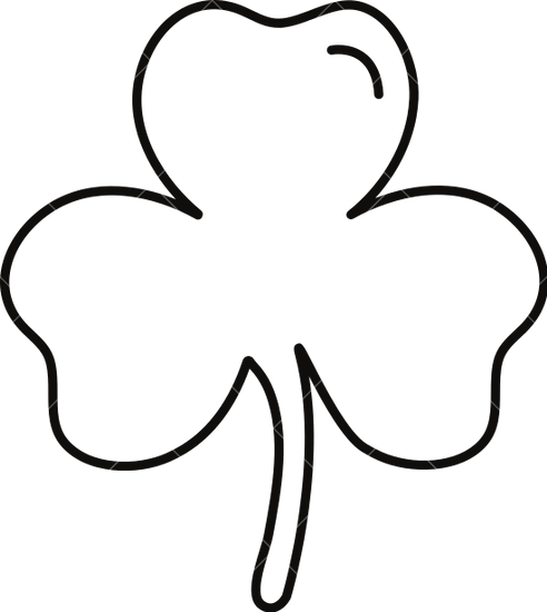Clover Day Shamrock Four-Leaf Saint Patrick'S Clipart