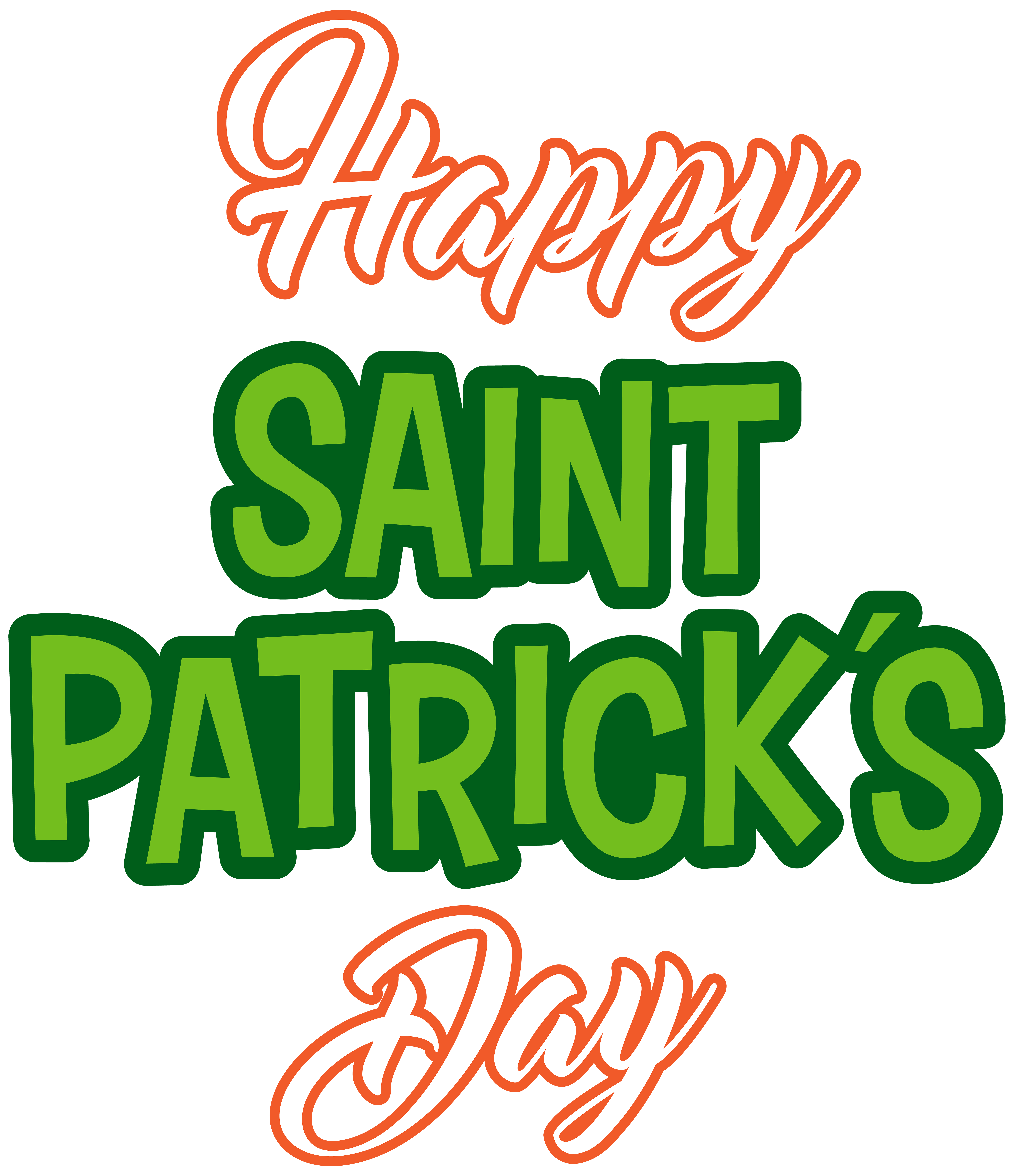 Happy Patrick'S Saint Day HQ Image Free PNG Clipart