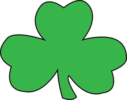 Clover Irish Ireland People Patrick'S Shamrock Four-Leaf Clipart