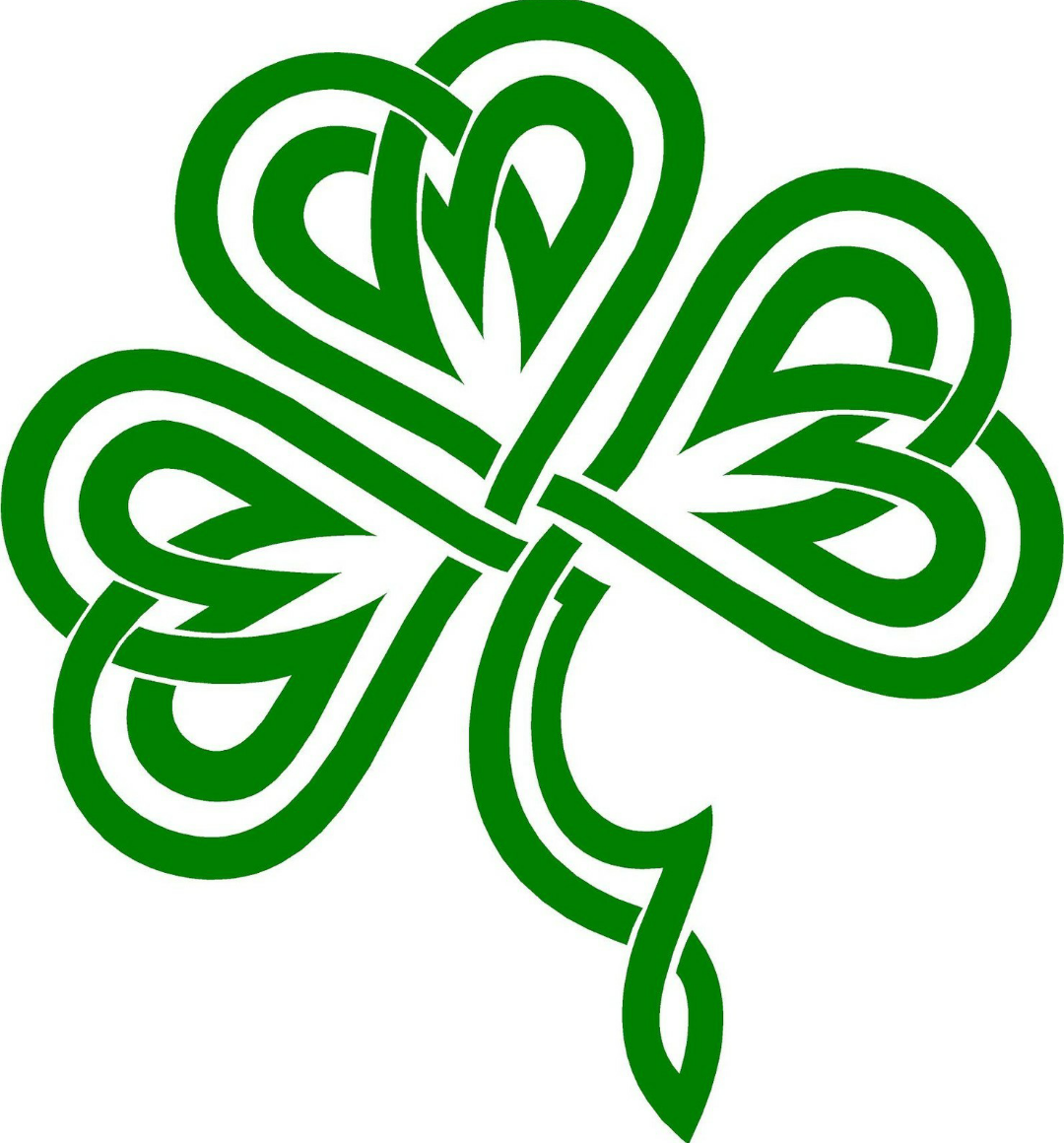 Cuisine Irish Ireland Clover Celtic Shamrock Knot Clipart