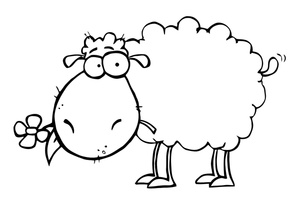 Sheep Black And White Transparent Image Clipart