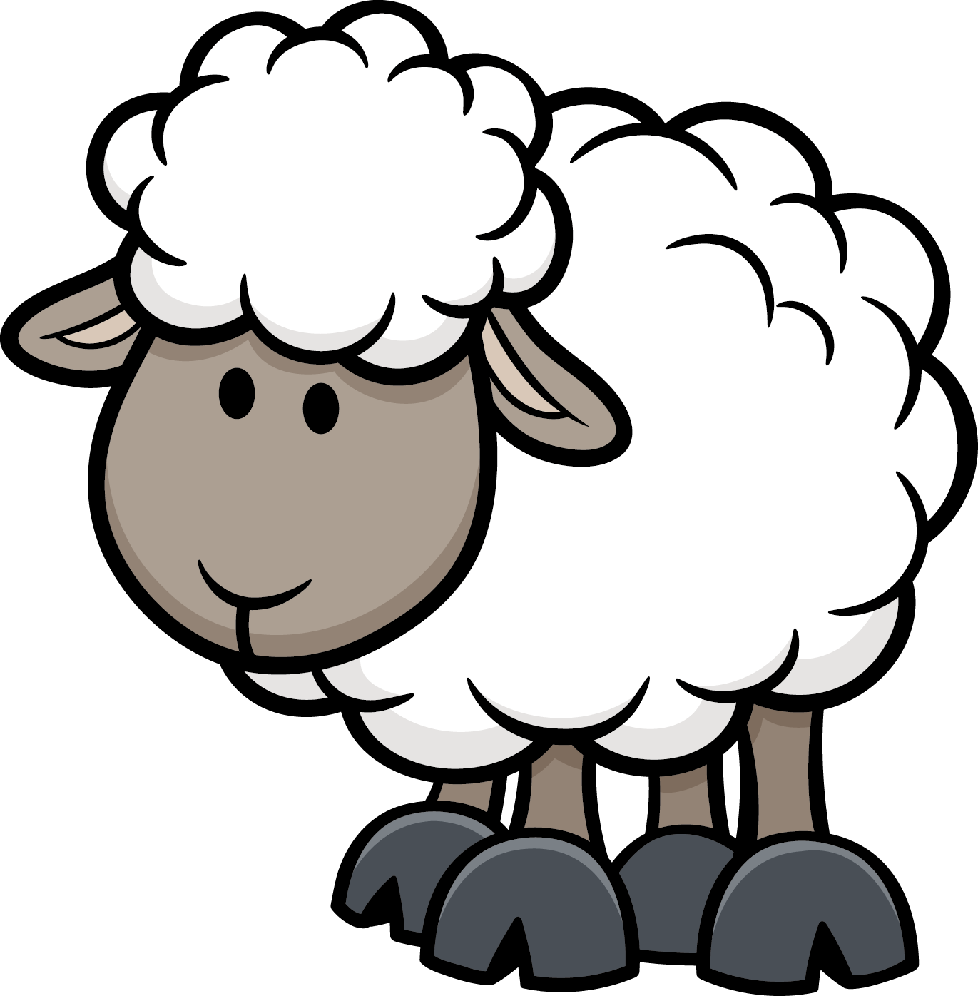 Sheep Animals Cartoon Illustration Download HQ PNG Clipart