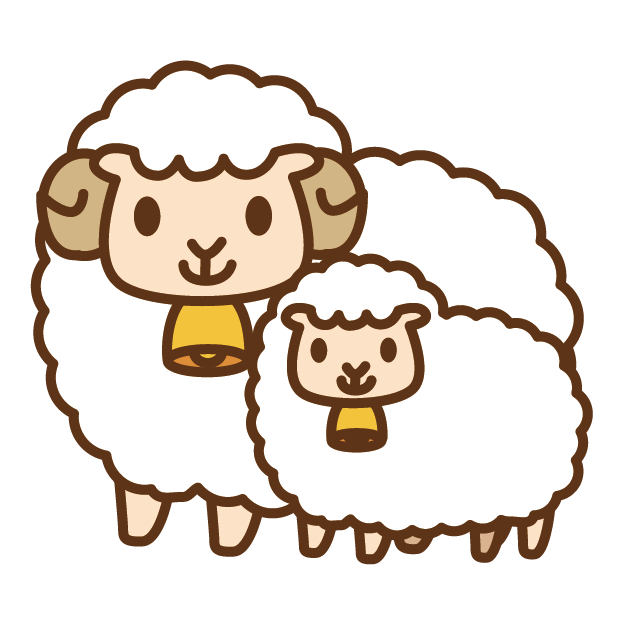 Sheep Series Animated Cartoon Illustration Download HD PNG Clipart