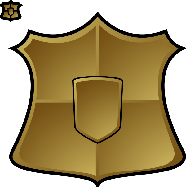 Shield At Clker Vector Image Png Clipart