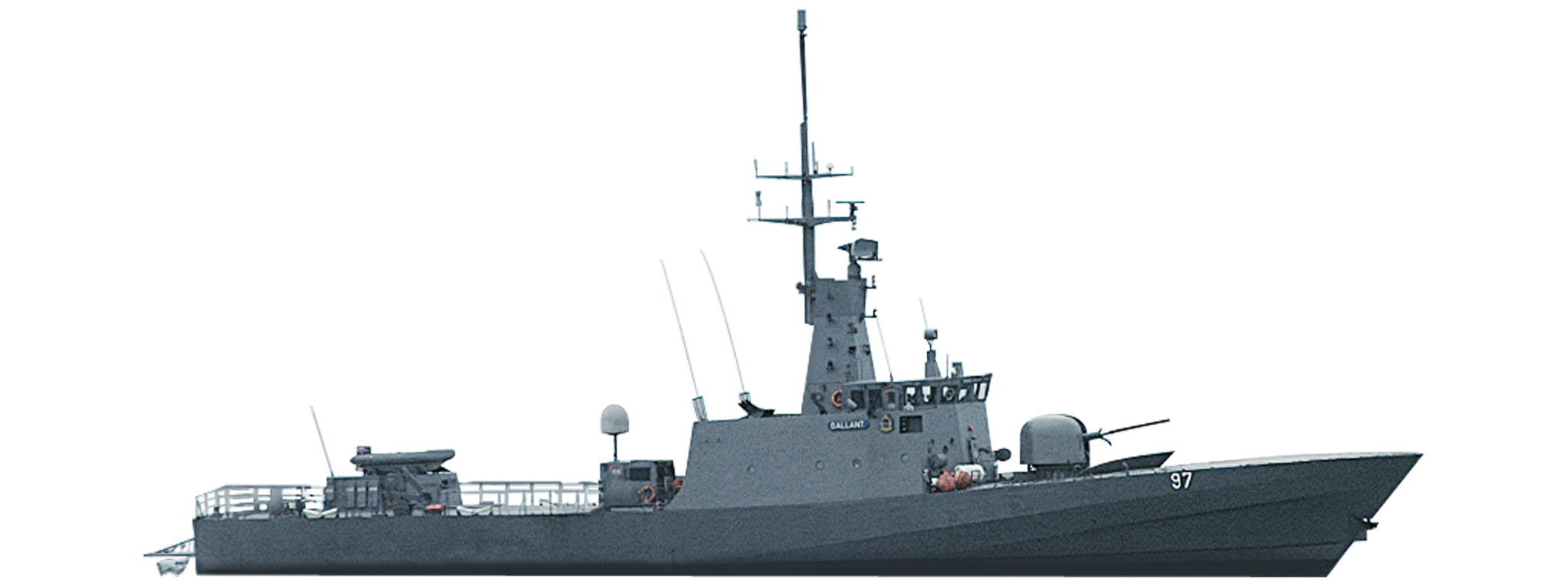 Fearless-Class Patrol Combat Warship Vessel Littoral Ship Clipart