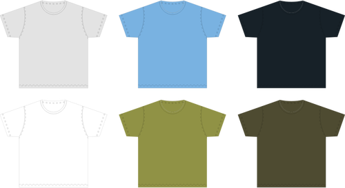 Xl-Size Blank T-Shirt Template Clipart