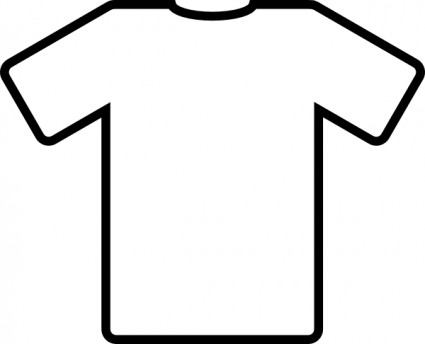 T Shirt White Shirt Vector In Open Clipart