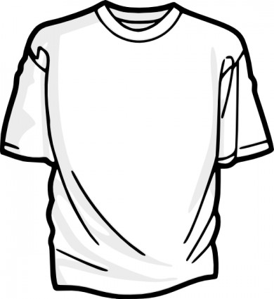T Shirt Blank Shirt Vector In Open Clipart