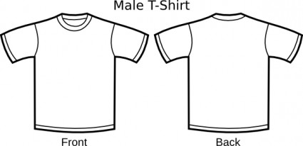T Shirt Shirt Template Vector In Open Clipart