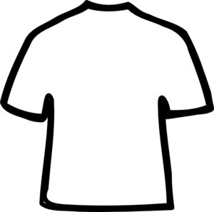 T Shirt Shirt Black And White Clipart