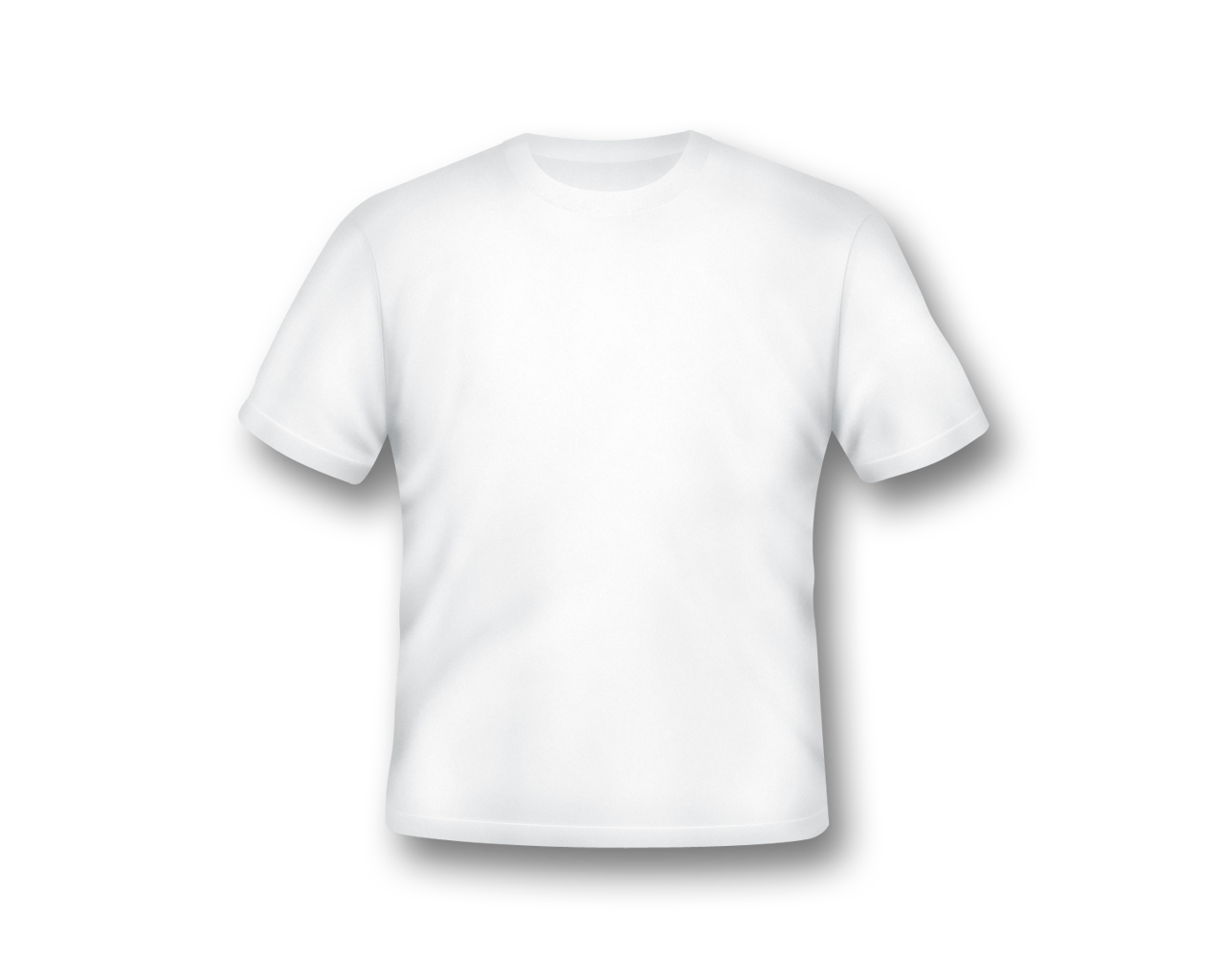Sleeve T-Shirt Printed Template Blank White Clothing Clipart