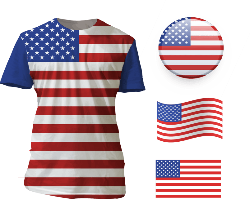 States United Of Photography Royalty-Free T-Shirt Design Clipart