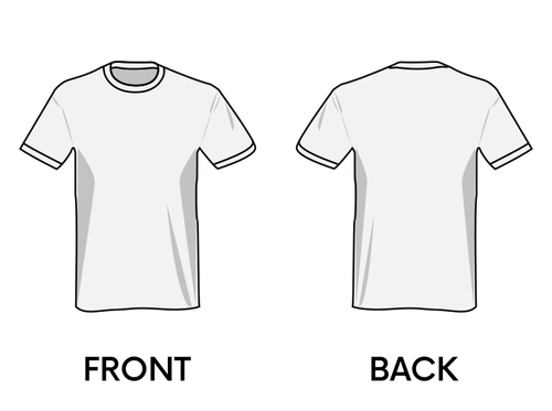 T-Shirt Template Clipart