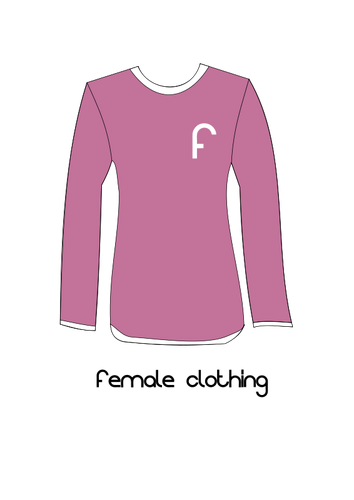 Female T-Shirt Clipart
