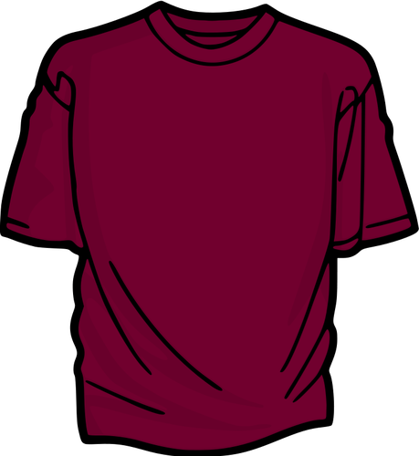 Purple T-Shirt Clipart