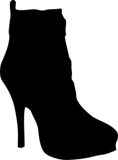 Shoe Sillouette On Silhouette And Image Png Clipart