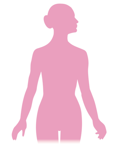Silhouette Image Of A Woman Clipart