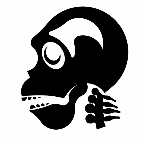 Skull Skeleton Silhouette Clipart