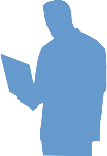 Silhouette Of Man Clipart