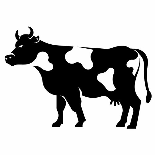 Cow Cattle Silhouette Clipart
