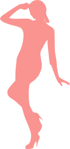 Posing Silhouette Clipart
