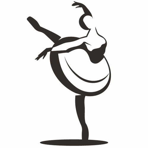 Ballet Dancer Silhouette Clip Art Clipart