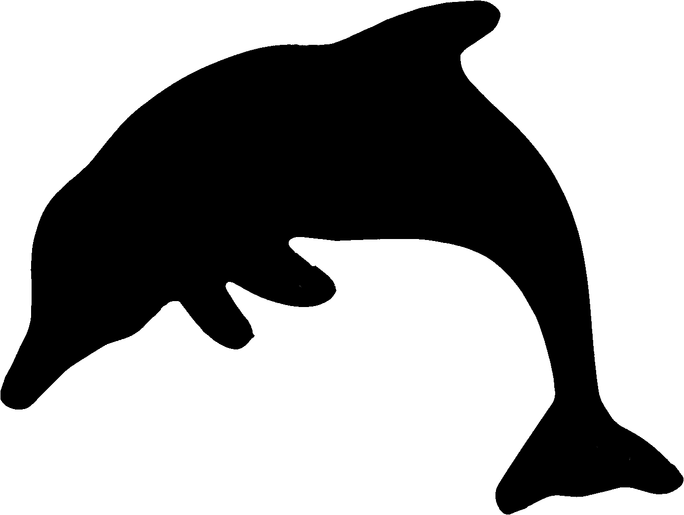 Dolphin Silhouette Kid Png Image Clipart