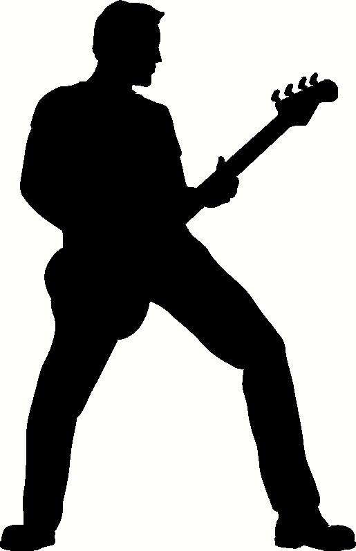 Guitar Player Silhouette Png Image Clipart